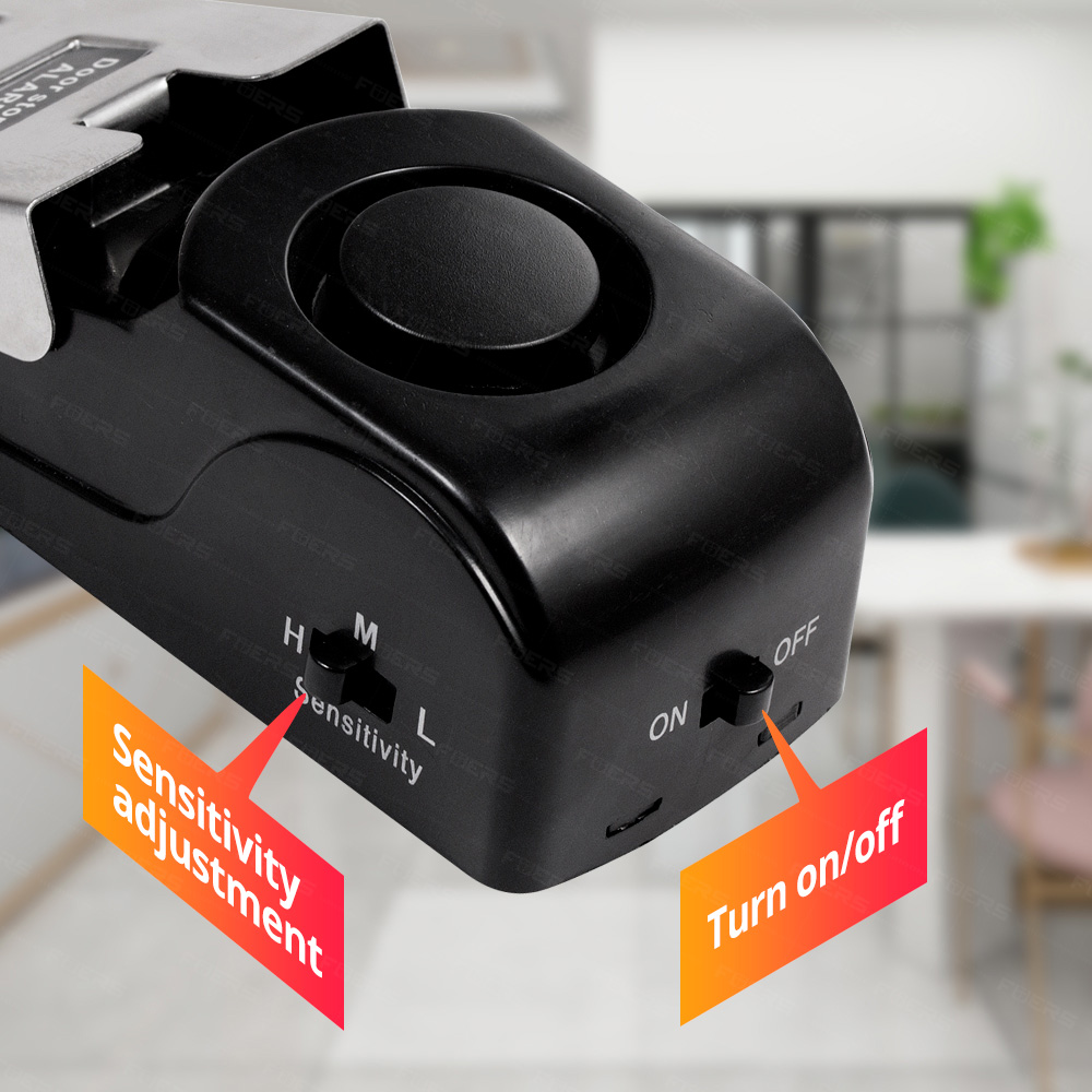 Home Security Deals - FUERS Sistema di allarme fermaporta 120dB