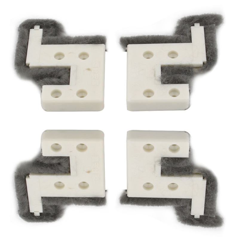 Home Security Front Door - 4pcs blocco tampone finestra scorrevole giù