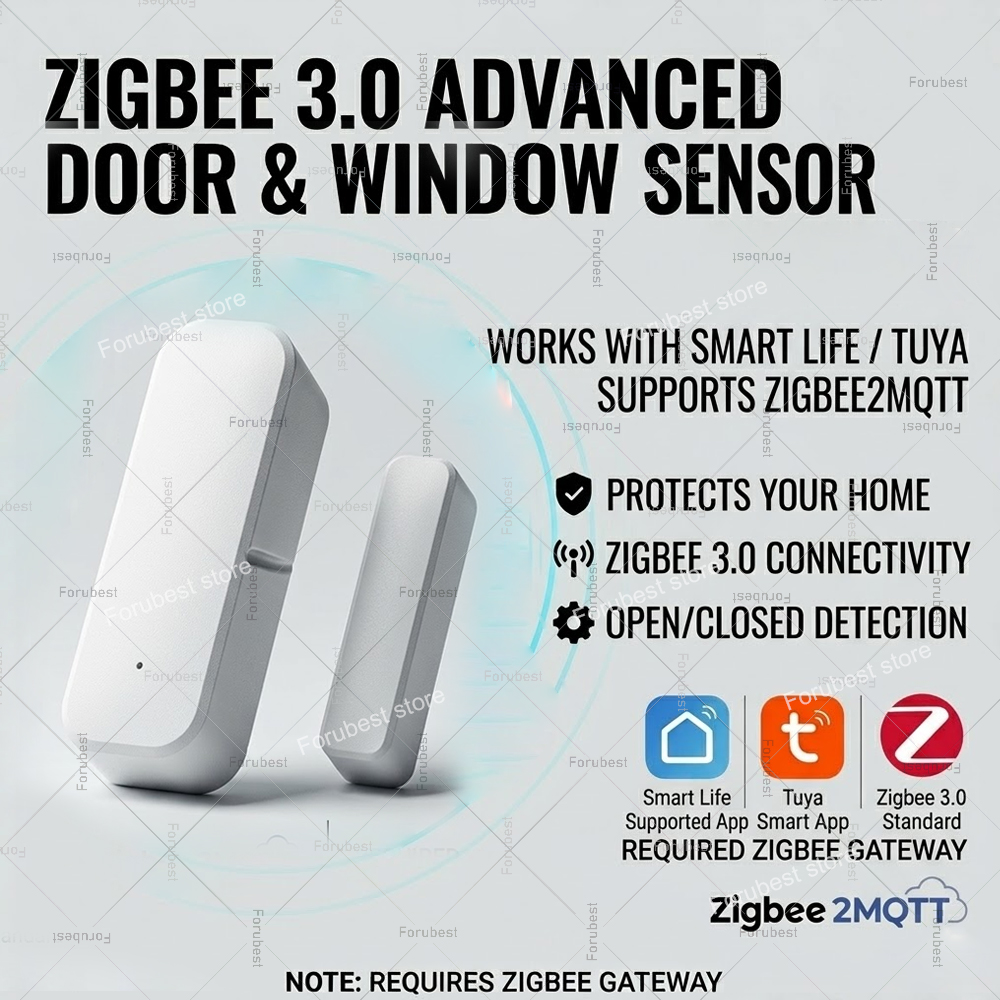 Home Security With Ai - Sensore per Porte e Finestre Tuya