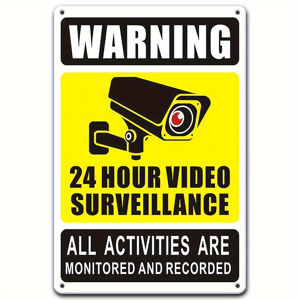 Home Security Network - Segnale di avvertimento per videosorveglianza 24