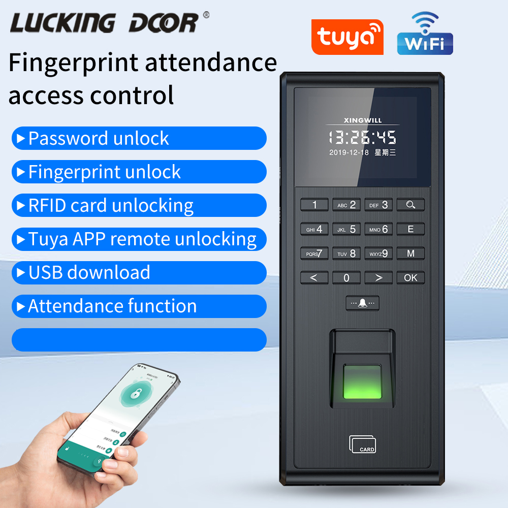 Home Security With Ai - Tuya Smart Biometrico Riconoscimento delle impronte