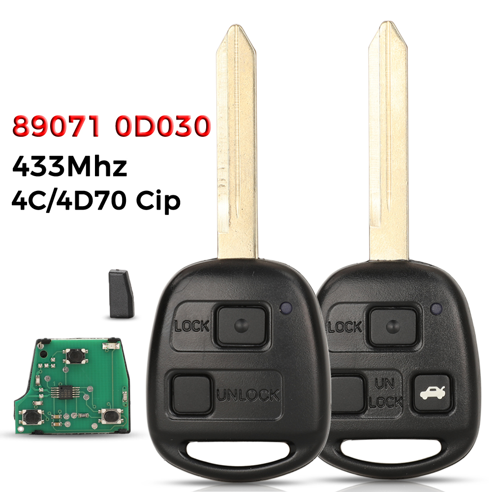 Keypad Alarm Panel - Jingyuqin 89071-0D030 Chiave Remota per Auto