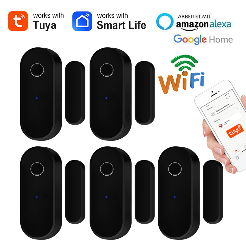 Home Security With Ai - Tuya WiFi Rilevatore di porte aperte