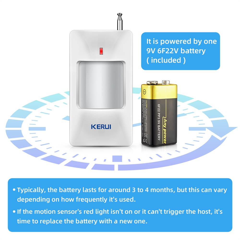 KERUI Wireless PIR sensore di  - Home Security Deals recensione e prezzo