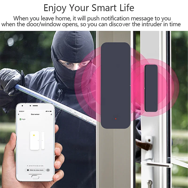 Tuya Zigbee Wifi sensore porta - Home Security With Ai recensione e prezzo