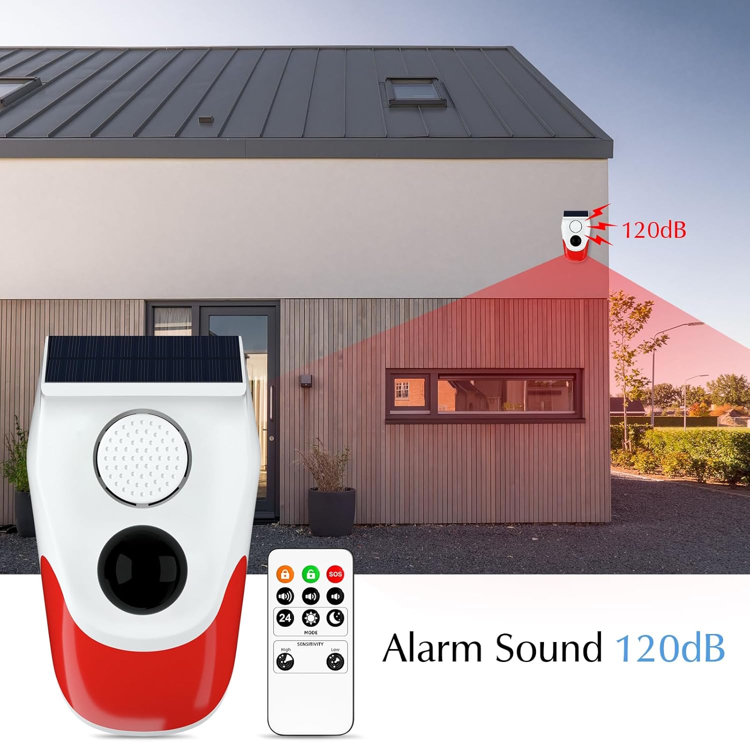 Allarme esterno con sensore di - Home Security Lights Outdoors recensione e prezzo
