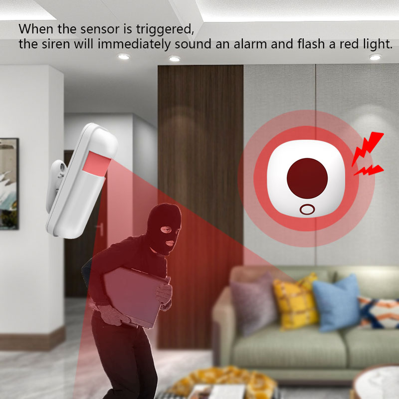 Sirena wireless per interni 43 - Home Security Lights recensione e prezzo