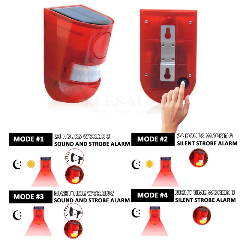 Luce di Allarme Solare Imperme - Home Security Lights recensione e prezzo