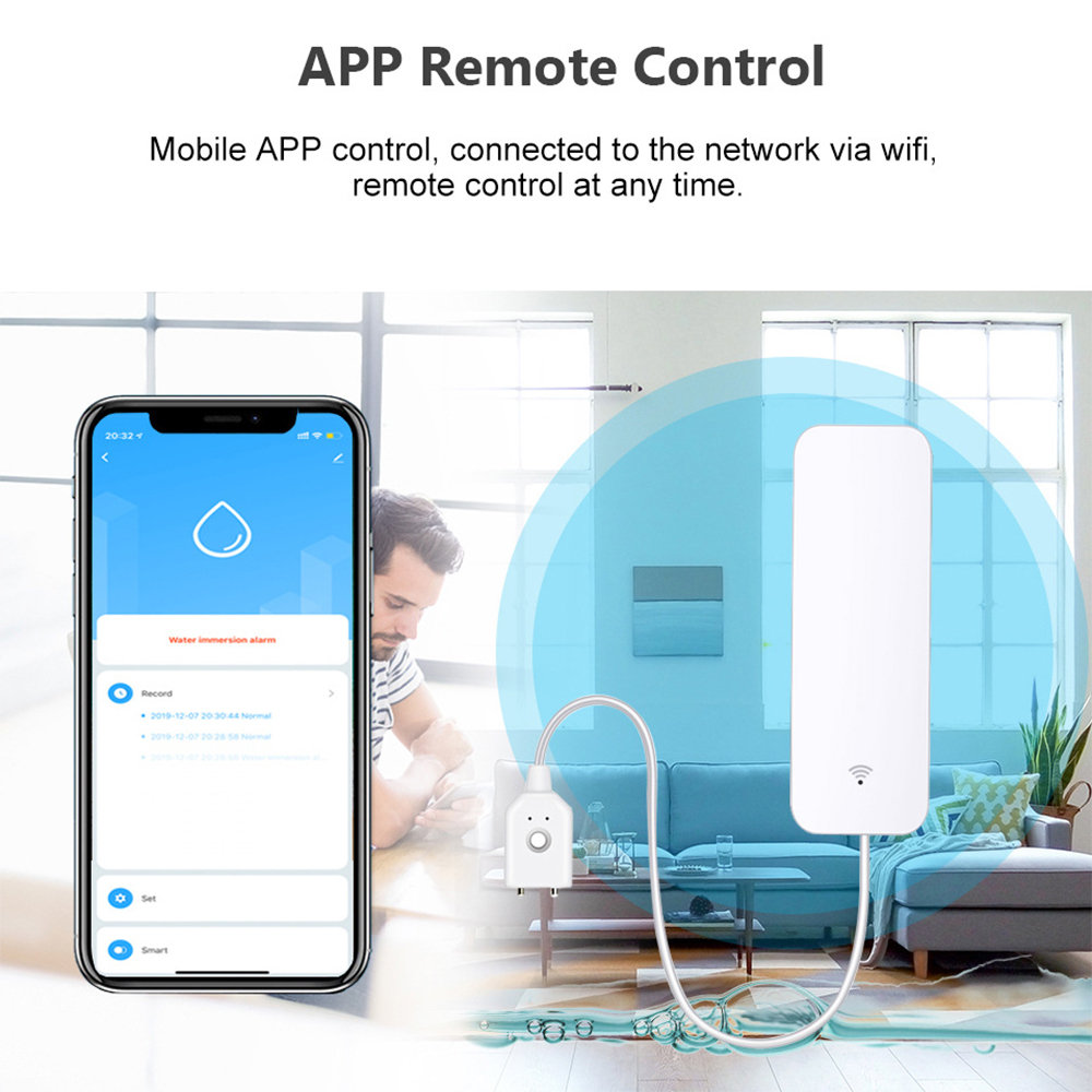 Sensore di perdite d'acqua WiF - Home Security With Ai recensione e prezzo