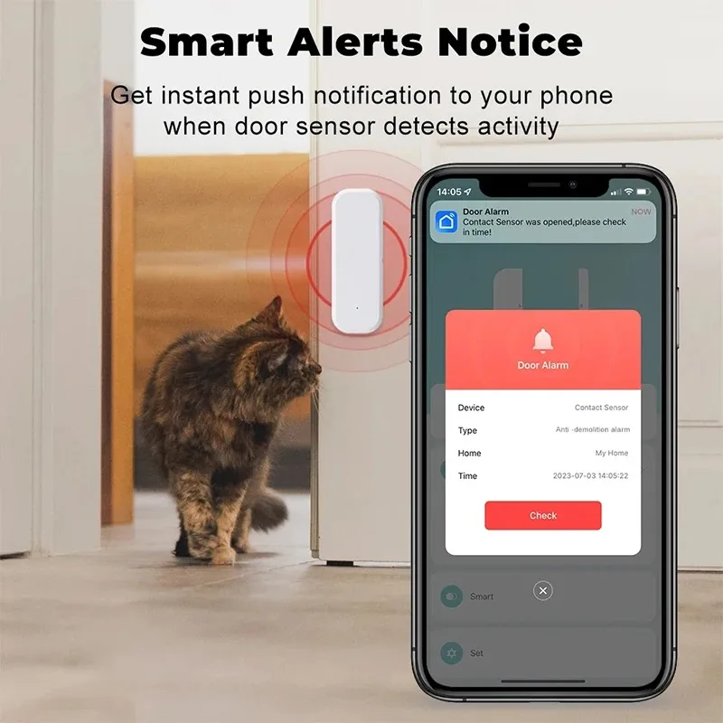 Sensore WiFi Tuya per Porte e  - Home Security With Ai recensione e prezzo