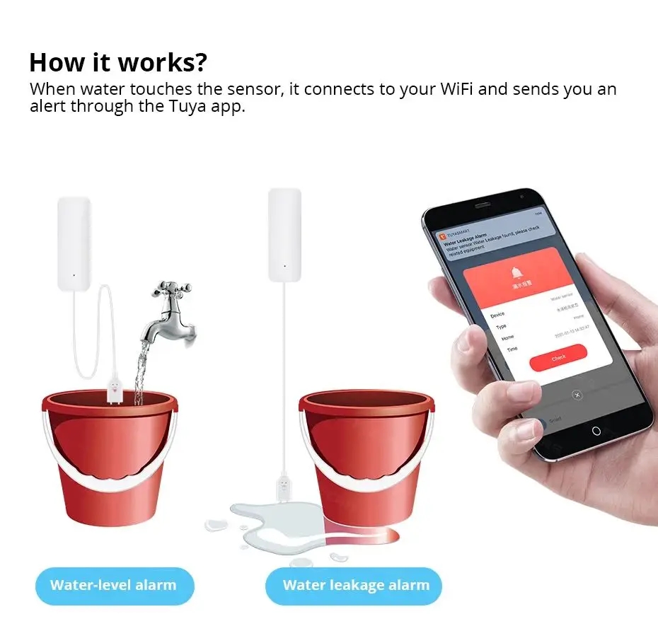 Tuya WiFi Smart Sensore di per - Home Security With Ai recensione e prezzo