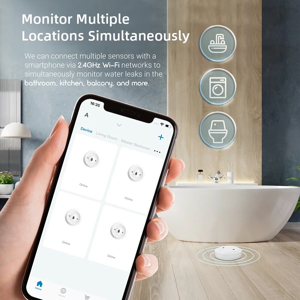 Sensore di Perdite d'Acqua Zig - Home Security With Ai recensione e prezzo