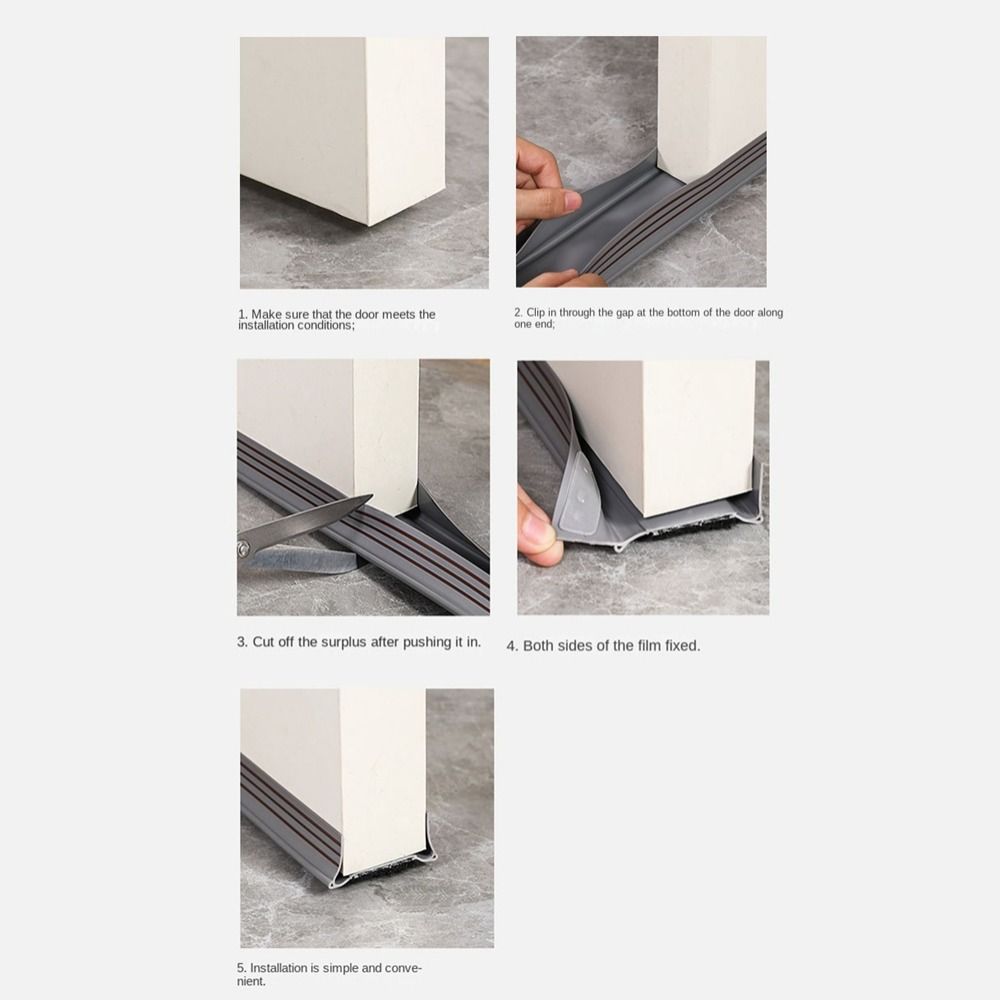 Striscia di tenuta inferiore d - Home Security Front Door recensione e prezzo