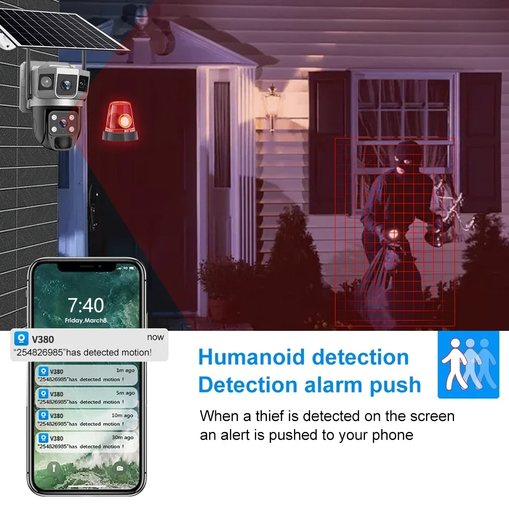 V380 4K 3 schermi Telecamera 4 - Home Security With Ai recensione e prezzo