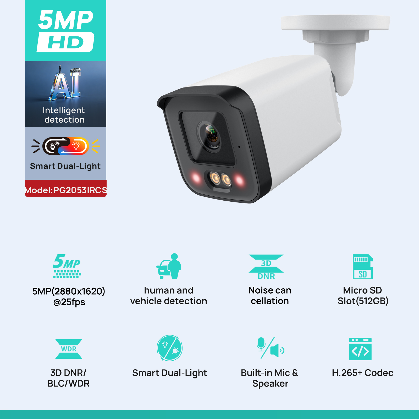 Telecamera di Sicurezza IP VIK - Home Security Lights Outdoors recensione e prezzo