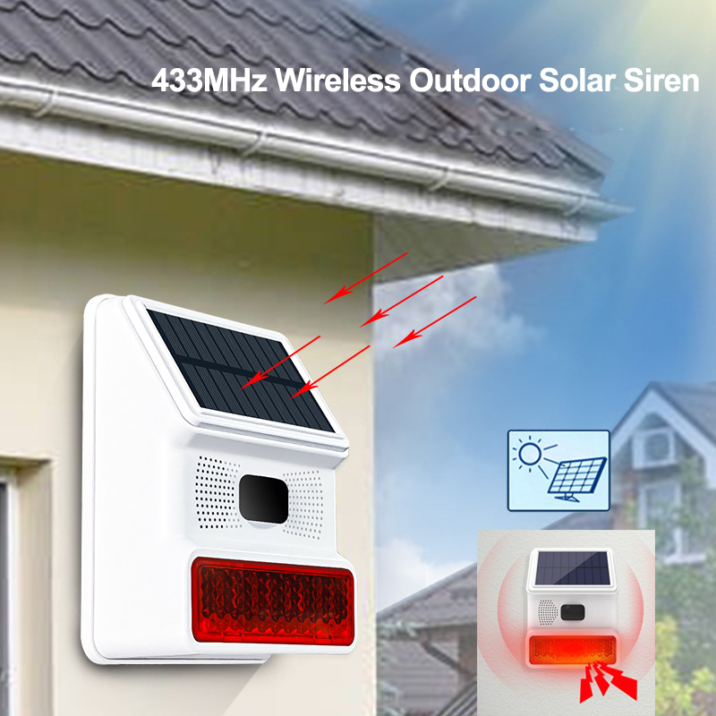 TAIBOAN 433MHZ Wireless Solar  - Home Security Lights Outdoors recensione e prezzo