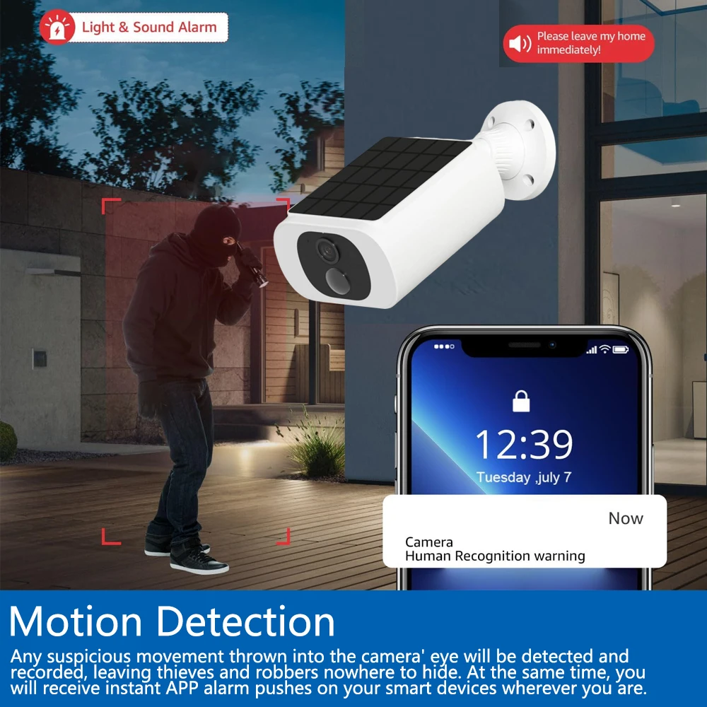 Telecamera di sicurezza solare - Home Security Front Door recensione e prezzo