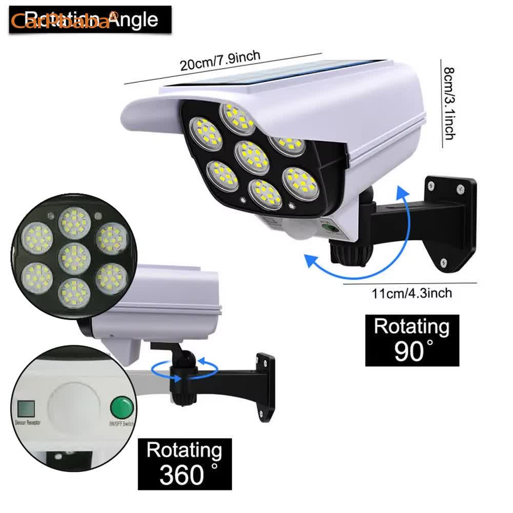 Luce solare esterna Sensore di - Home Security Lights Outdoors recensione e prezzo